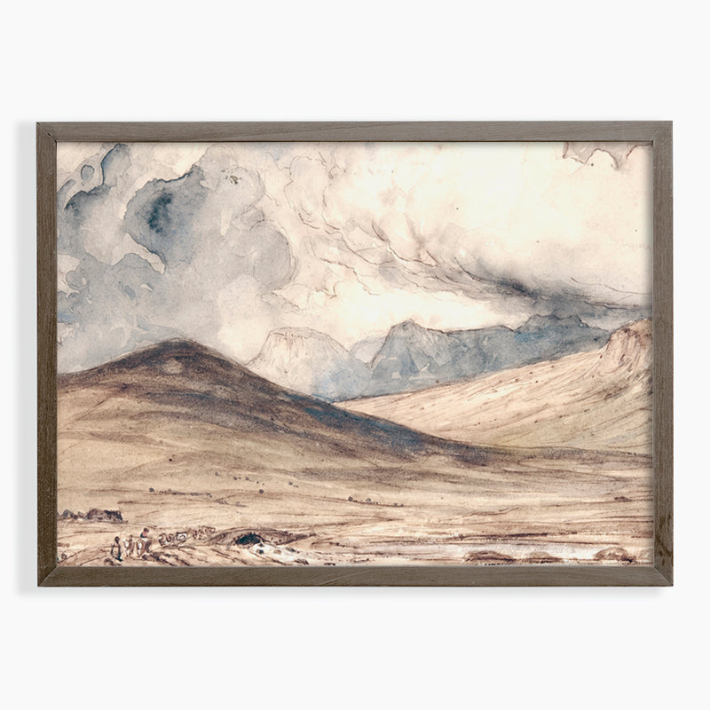 West Desert Painting- Giclee Fine Art Print Poster or Canvas