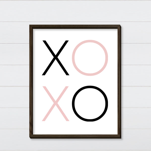 XOXO Canvas & Wood Sign Wall Art