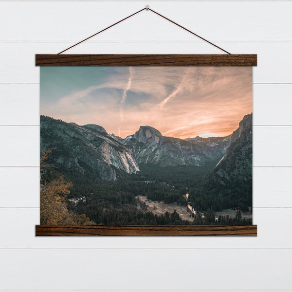 Yosemite Half Dome Canvas & Wood Sign Wall Art