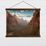 Zion National Park Canvas & Wood Sign Wall Art